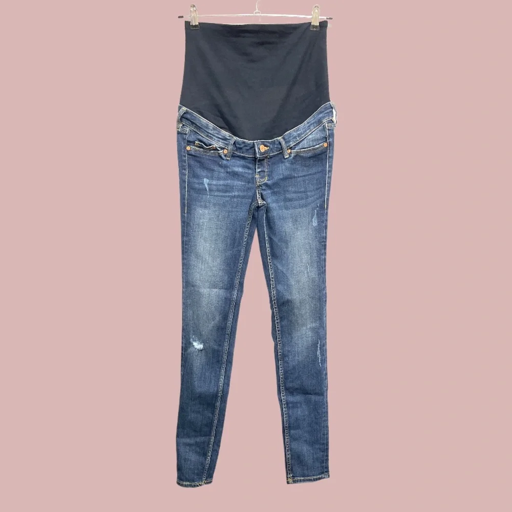H&M Skinny High Rib Mama Jeans - Picture 1 of 7
